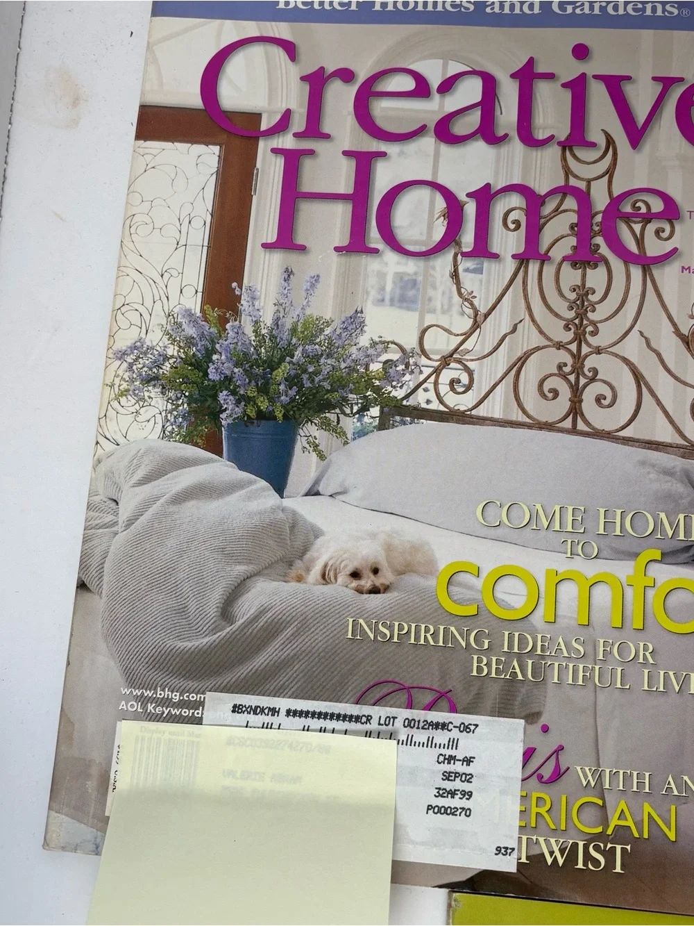 3- item Better Homes and Gardens- Creative Home and Crafts- 2002